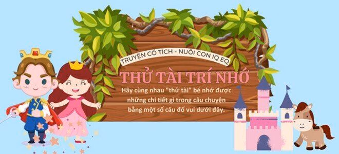 Câu đố vui cho bé rèn luyện trí nhớ