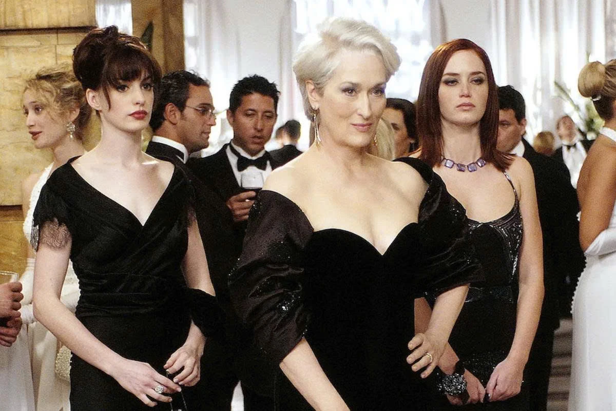 Tạo hình tổng biên tập Miranda Priestly đã trở thành chuẩn mực cho những vai diễn quyền lực trong điện ảnh. Ảnh: EVERETT