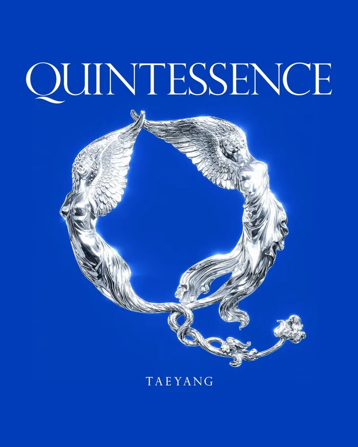 Chữ “Q” trong tên album được cách điệu tinh tế từ hình ảnh hai thiên thần, thể hiện chiều sâu tư duy nghệ thuật (Ảnh: The Black Label)